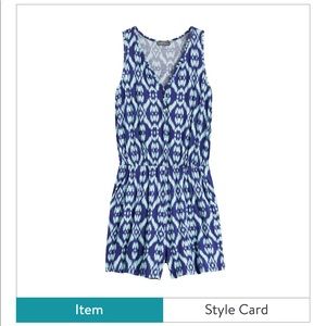 Market & Spruce Jersey Knit romper